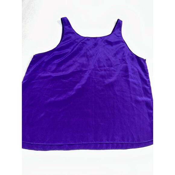 Christian Dior Tank Top Women Size S Casual Vintage Purple - Picture 5 of 8